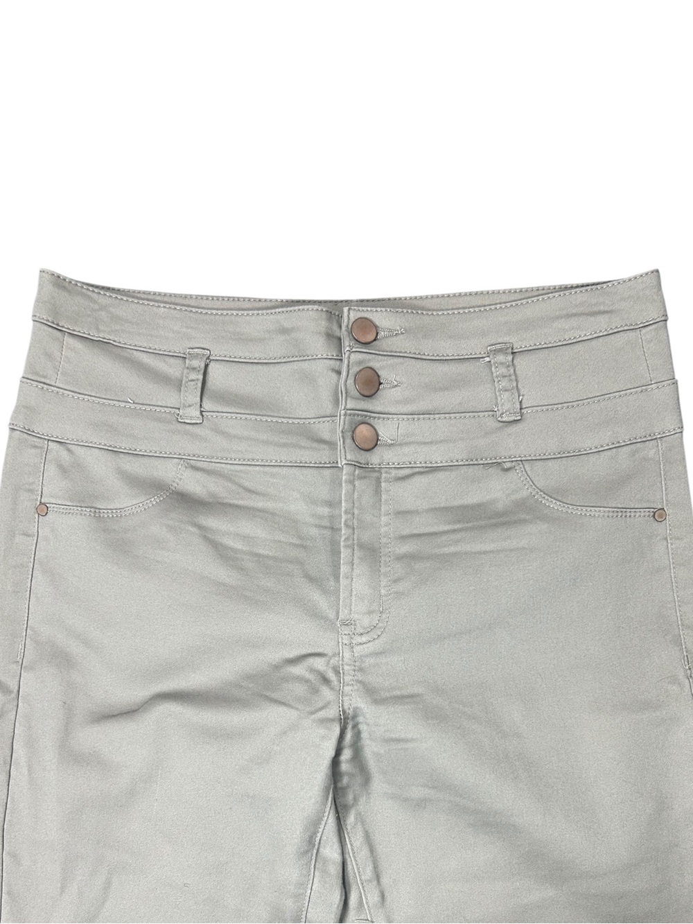 4/$20 Love, Fire Gray High Rise Skinny Ankle Pants Size 11 Stretch - Picture 3 of 6
